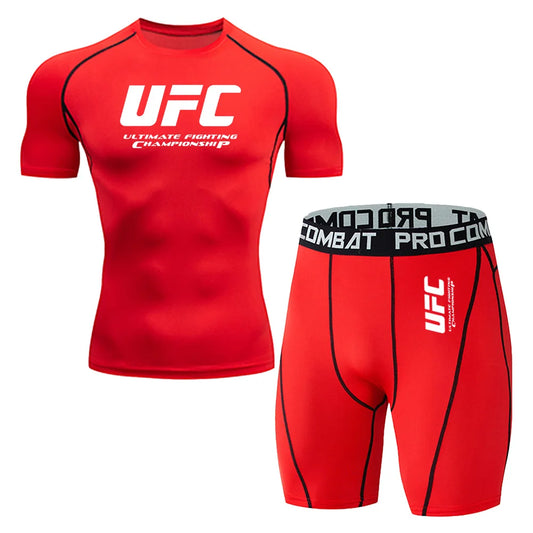 •Conjuntos Rash Guards UFC 2025-BJJ-Grapling-MMA